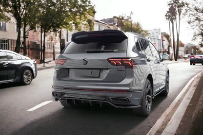 SPLITTER POSTERIORE CENTRALE (CON BARRE VERTICALI) VOLKSWAGEN TIGUAN R-LINE MK2