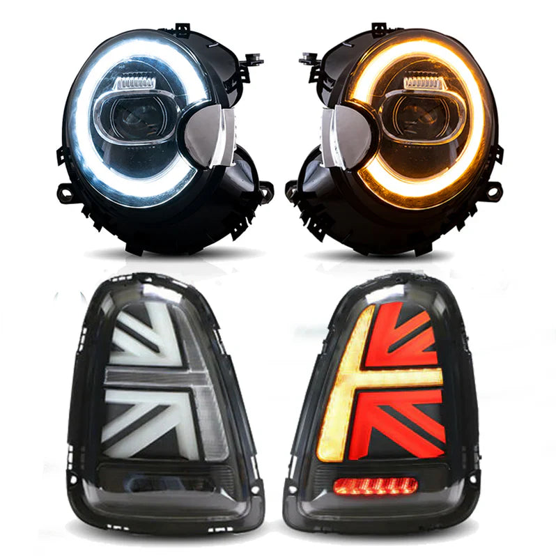 LED Headlights &amp; Taillights for BMW Mini Cooper (Hatchback) 2007-2013 R56 R57 R58 R59 