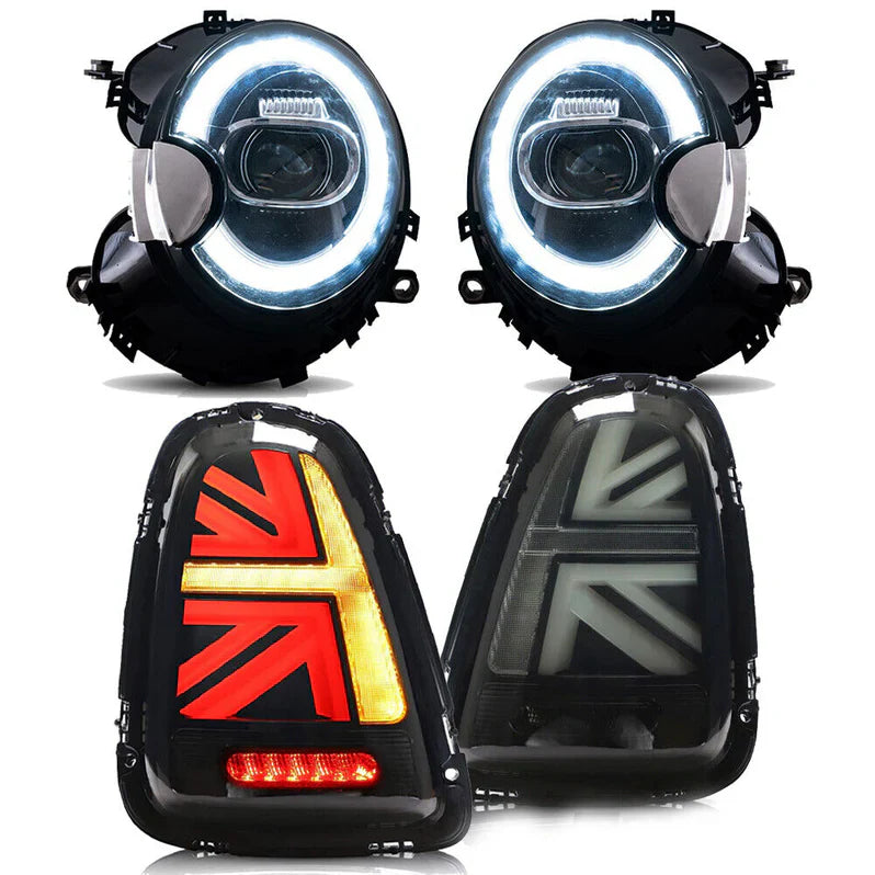 LED Headlights &amp; Taillights for BMW Mini Cooper (Hatchback) 2007-2013 R56 R57 R58 R59 
