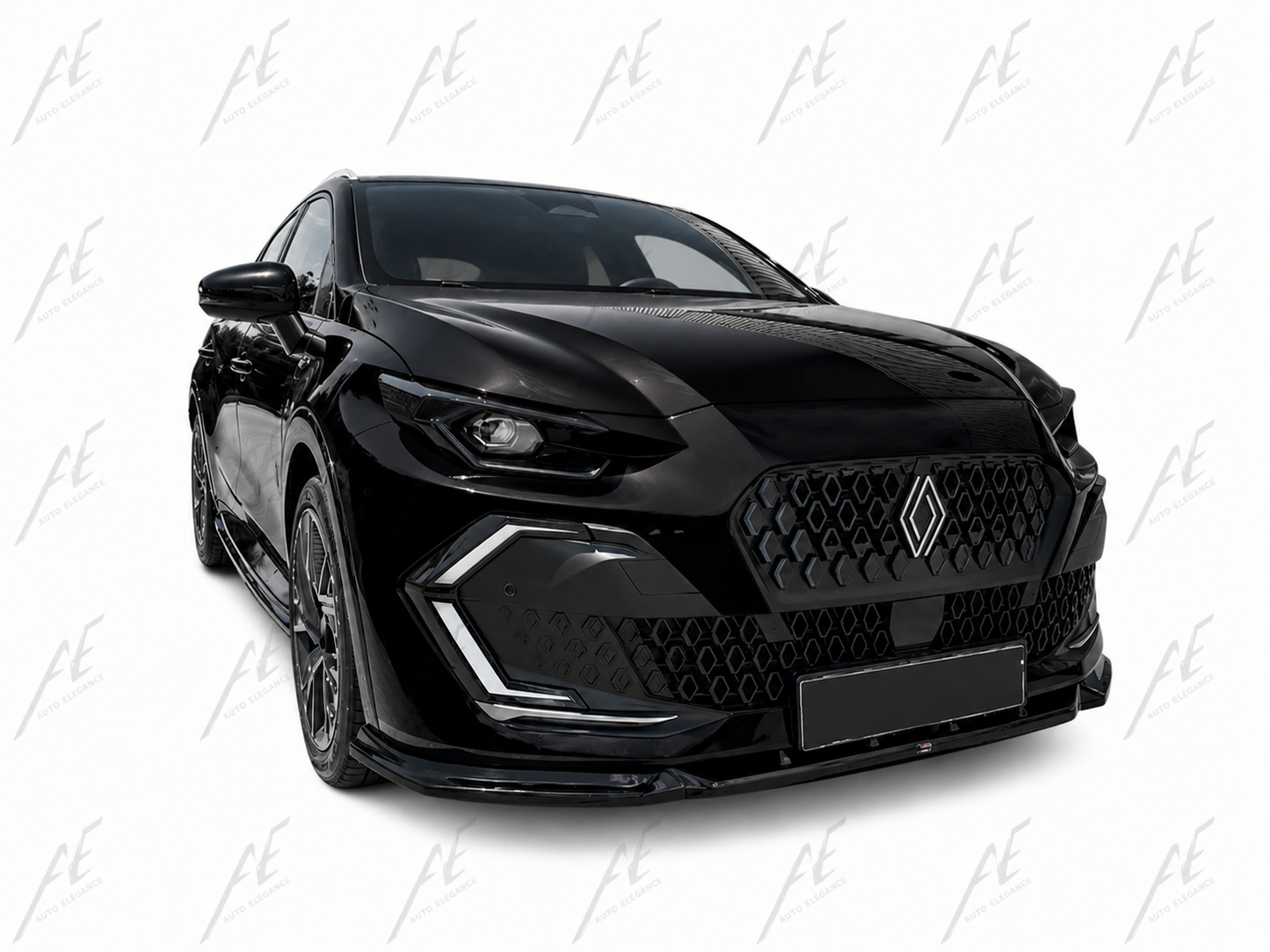 💕ART.9984  SPLITTER Renault Clio Mk6 NERO LUCIDO 💕