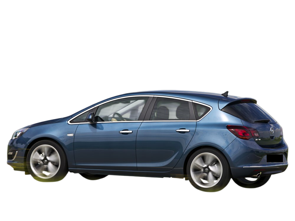 💫ART.5149 FARI ANTERIORI OPEL ASTRA J 2010-2015 TUBE LIGHT NERO💫