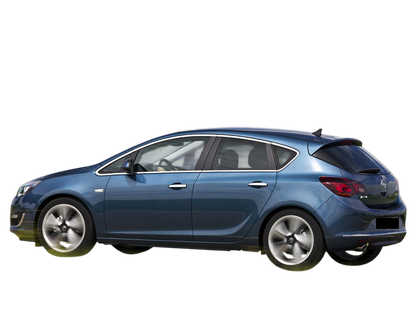 💫ART.5149 FARI ANTERIORI OPEL ASTRA J 2010-2015 TUBE LIGHT NERO💫