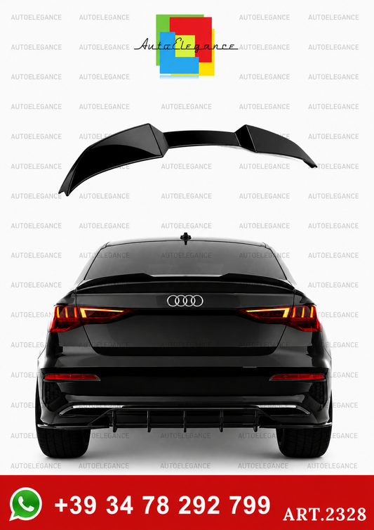 2328⭐Spoiler posteriore adatto per Audi A3/A3 S-Line/S3/RS3 8Y Sedan 20–24⭐