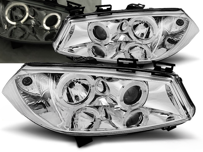 FARI CROMATI ADATTI PER RENAULT MEGANE II 11.02-12.05