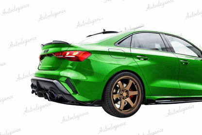🔥ART.9663 SPLITTER POSTERIORE V.2 ADATTO PER AUDI RS3 BERLINA 8Y FACELIFT🔥