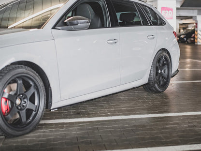 Octavia 4 RS Style Max V1 Minigonne laterali Labbro inferiore Piano Vuoto nero Plastica 2020 in su