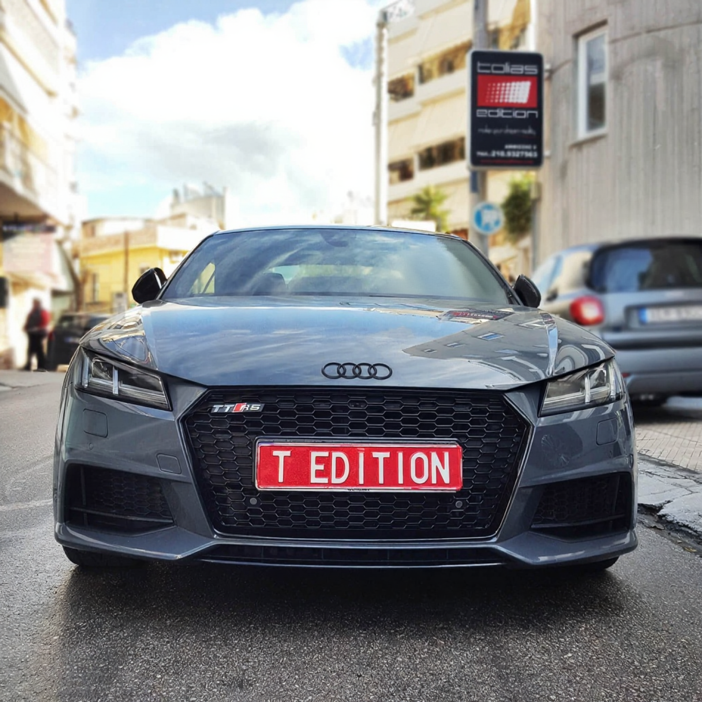 💥ART.4113 Paraurti Anteriore adatto per AUDI TT 14-18 LOOK S LINE💥