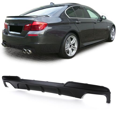 Performance Rear Diffuser Matt Black Suitable for BMW 5 Series F10 F11 550i M550d + Front Bumper Suitable for Audi A5 8T Facelift (2012-2016) RS5 Design