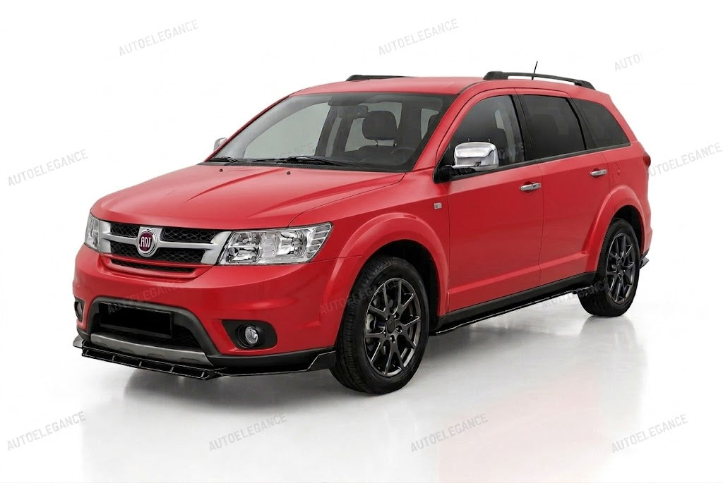 FIAT FREEMONT FRONT BUMPER SPLITTER GLOSSY BLACK RS LOOK