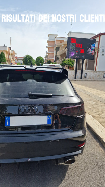 🔥SPOILER SUITABLE FOR AUDI A3 8V 2012-2020 SPORTBACK SPORTY LOOK GLOSSY BLACK🔥 