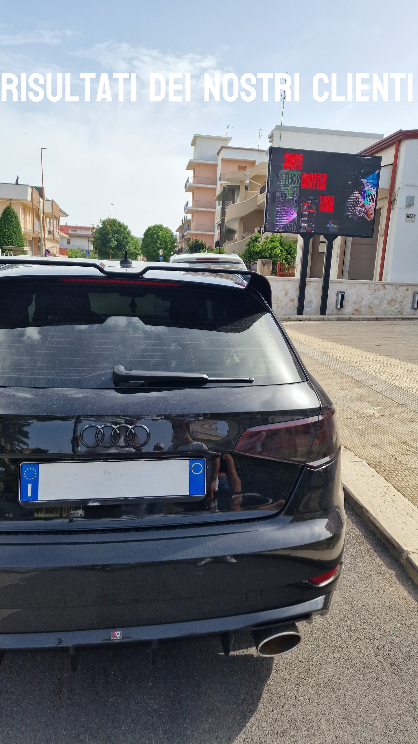 🔥SPOILER SUITABLE FOR AUDI A3 8V 2012-2020 SPORTBACK SPORTY LOOK GLOSSY BLACK🔥 