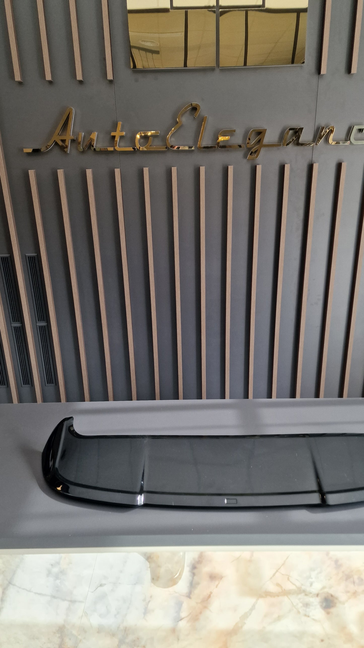 RS3 REAR ROOF SPOILER AUDI A3 8V SPORTBACK 2012-2018 GLOSSY BLACK 