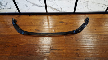 ☀SPLITTER SUITABLE FOR RENAULT CLIO 5 STANDARD LOOK EVO V1 GLOSSY BLACK 3 PIECES☀