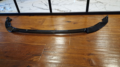 ☀SPLITTER SUITABLE FOR RENAULT CLIO 5 STANDARD LOOK EVO V1 GLOSSY BLACK 3 PIECES☀