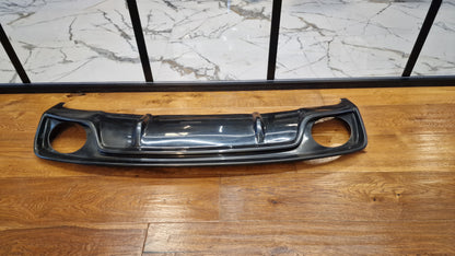 DIFFUSORE ADATTO PER AUDI A4 B8 2012-2015 SLINE LOOK RS4 GREZZO