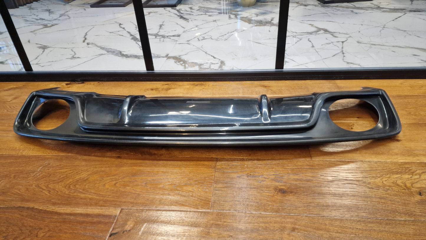 DIFFUSORE ADATTO PER AUDI A4 B8 2012-2015 SLINE LOOK RS4 GREZZO