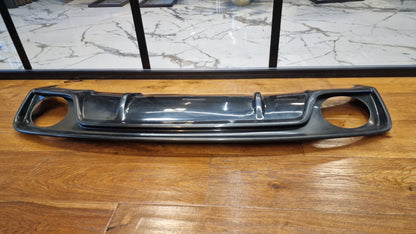 DIFFUSORE ADATTO PER AUDI A4 B8 2012-2015 SLINE LOOK RS4 GREZZO