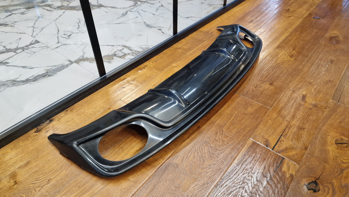 DIFFUSORE ADATTO PER AUDI A4 B8 2012-2015 SLINE LOOK RS4 GREZZO