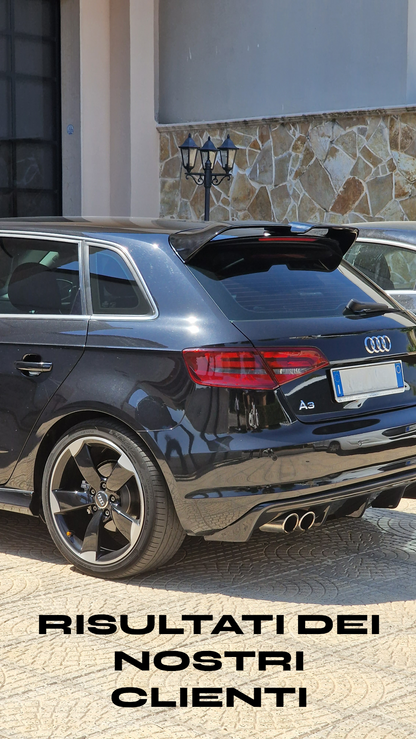 🔥SPOILER SUITABLE FOR AUDI A3 8V 2012-2020 SPORTBACK SPORTY LOOK GLOSSY BLACK🔥 