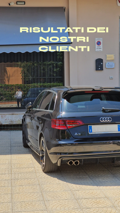 🔥SPOILER SUITABLE FOR AUDI A3 8V 2012-2020 SPORTBACK SPORTY LOOK GLOSSY BLACK🔥 