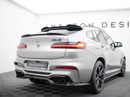 💕 Spoiler adatto per   BMW X4 M Sport G02  nero lucido 💕