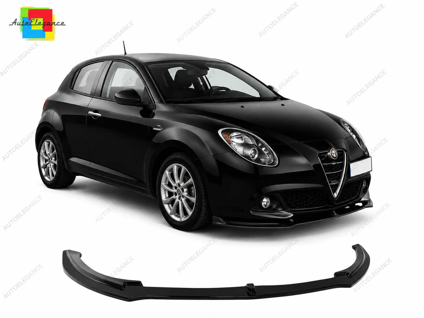 👉Splitter Anteriore per Alfa Romeo Giulietta Facelift 16-20 ABS Nero Lucido👈