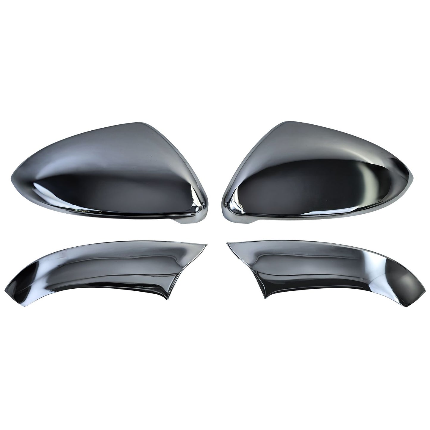 💫ART.7938 4 pezzi Copri Specchietti (Cromato) per VW Golf VII 12-21💫