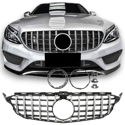 😍ART.6085 Griglia Panamericana GT Chromato Adatta Per Mercedes W205 2014-2021😍