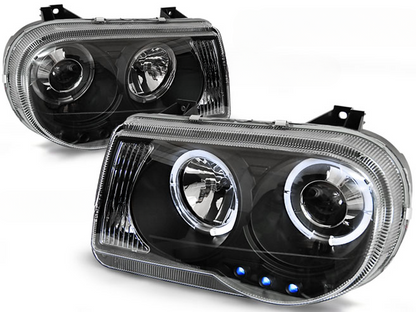 CHRYSLER 300C 05-10 ANGEL EYES BLACK 