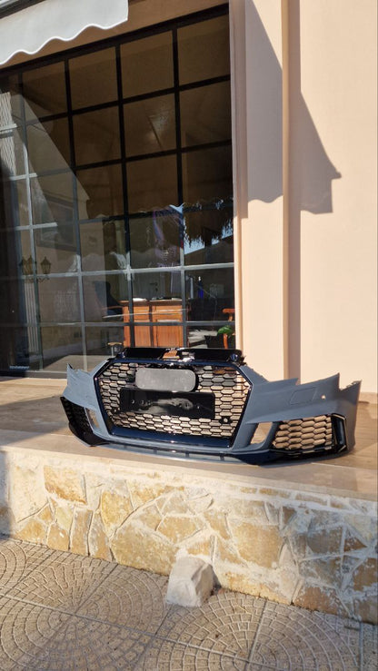 FRONT BUMPER SUITABLE FOR AUDI A3 8V 2017-2020 HATCHBACK LOOK RS3