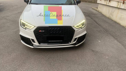 PARAURTI ANTERIORE ADATTO PER AUDI A3 8V 2017-2020 HATCHBACK LOOK RS3