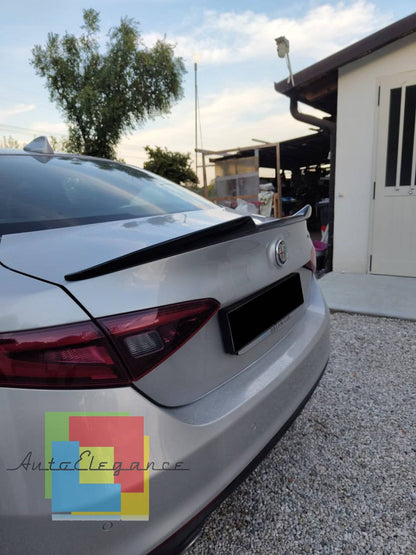 SPOILER COFANO ADATTO PER ALFA ROMEO GIULIA 2015-2021 DESING SPORTIVO Carbon Look