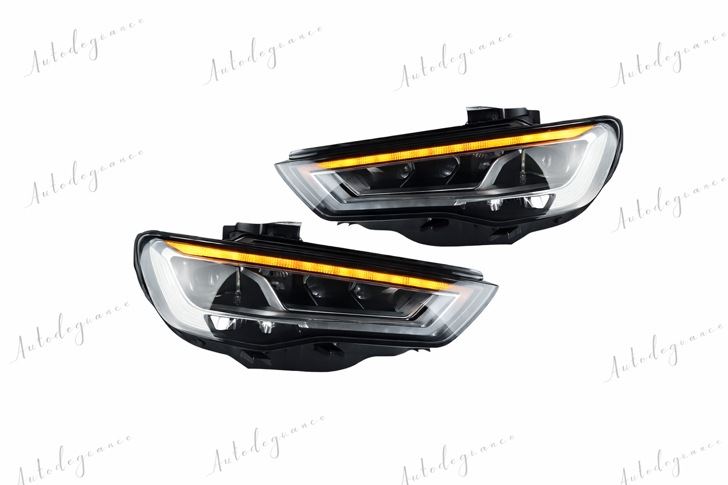 🔥COPPIA FARI PER AUDI A3 8V FULL FULL LED 12-16 LOOK MATRIX PER FARI XENON 🔥