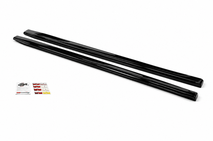 💕Sotto minigonne  adatto  per  Alfa Romeo Giulietta  nero lucido  ABS💕