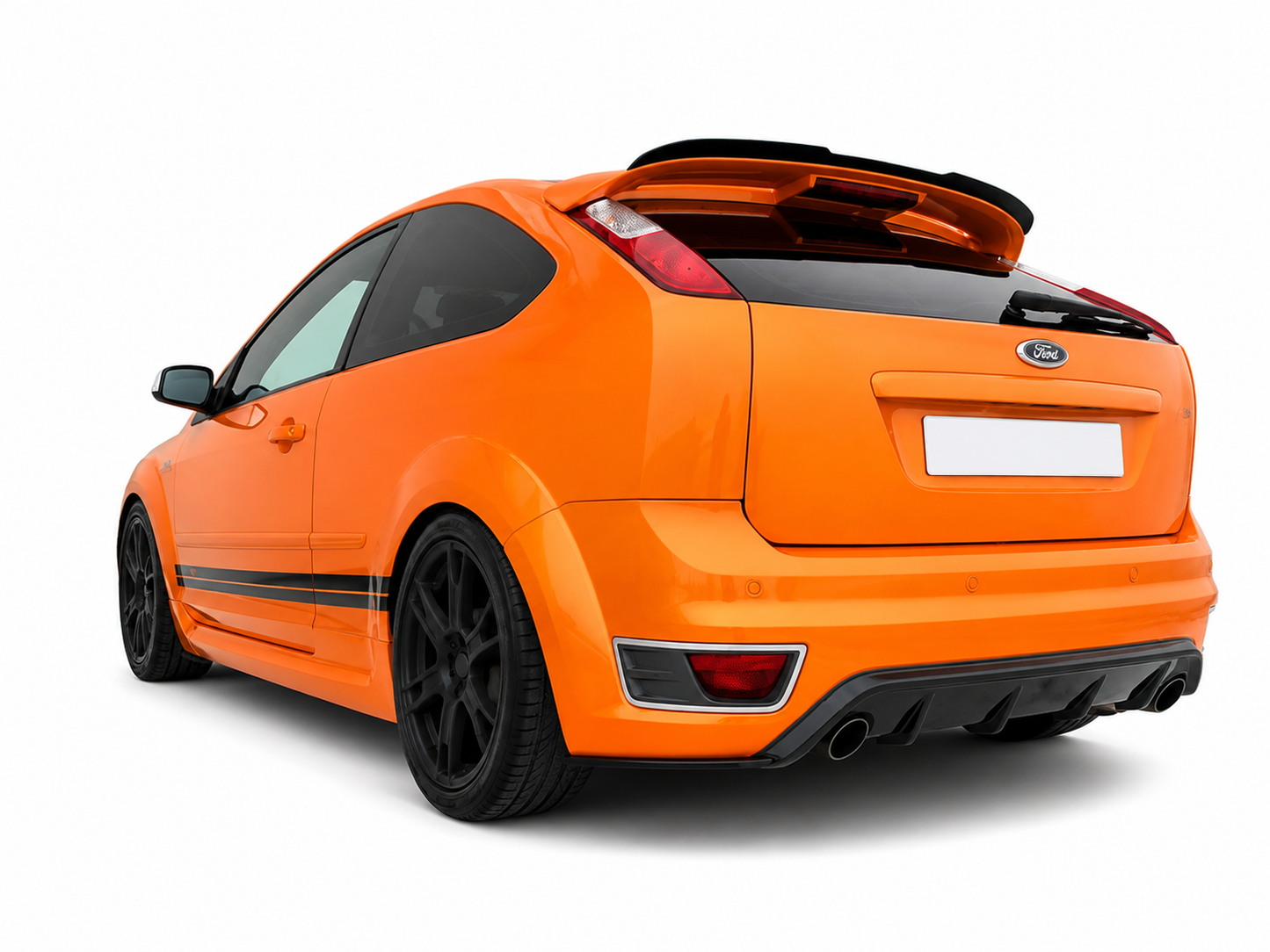 💕Spoiler  adatto per  Ford Focus Mk2 ST  nero lucido 💕