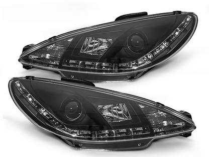 PEUGEOT 206 10.98-02 NERO LUCE DIURNA