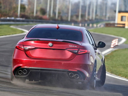 ART. 0345 DIFFUSORE GIULIA 2016-2021 STANDARD LOOK QUADRIFOGLIO NERO LUCIDO