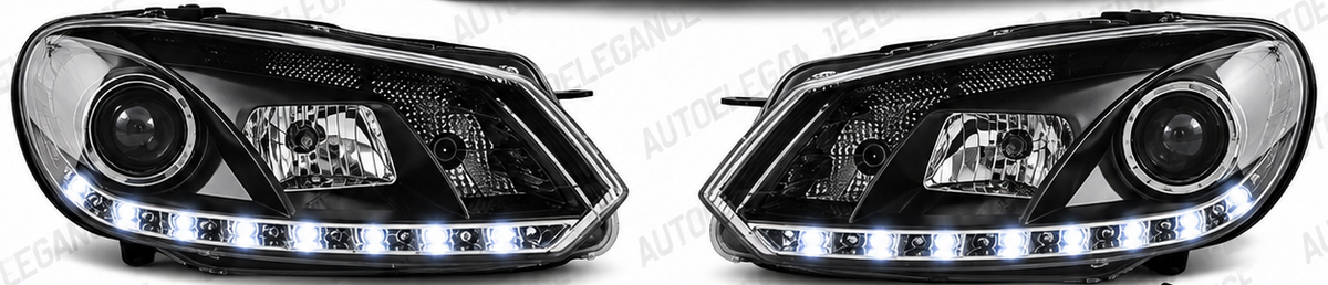 ART.10850  FARI ANTERIORI ADATTO PER VW GOLF 6 10.08-12