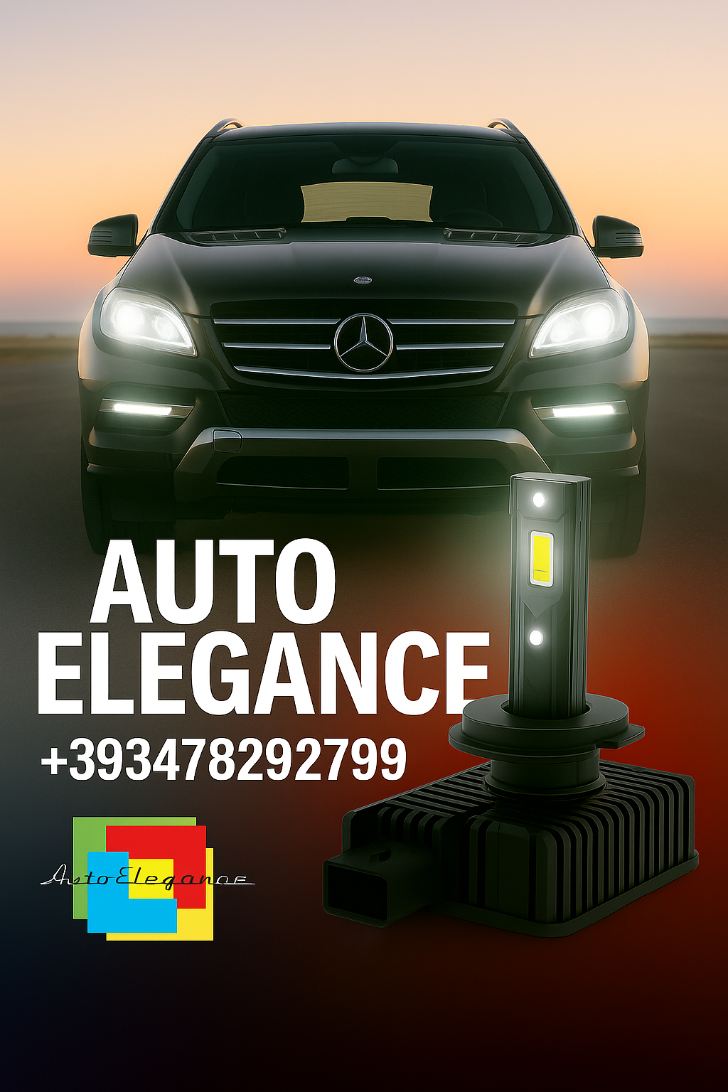 COPPIA LAMPADE D2S LED DA XENON A LED PER   MERCEDES W164 M-CLASS 2010