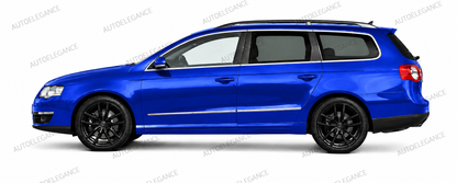 💫ART.10139 Cornici Finestrini Cromate, 4 pezzi, per VW Passat B6 3C 2005–2010💫