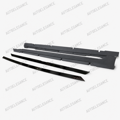 💫ART.10228 PROFILI LATERALI PER AUDI A7 18- LOOK RS7 IN ABS💫
