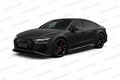 💫SOTTO MINIGONNE AUDI A6 C8 RS6 A7 C8 RS7 19-23 NERO LUCIDO (213cm)💫