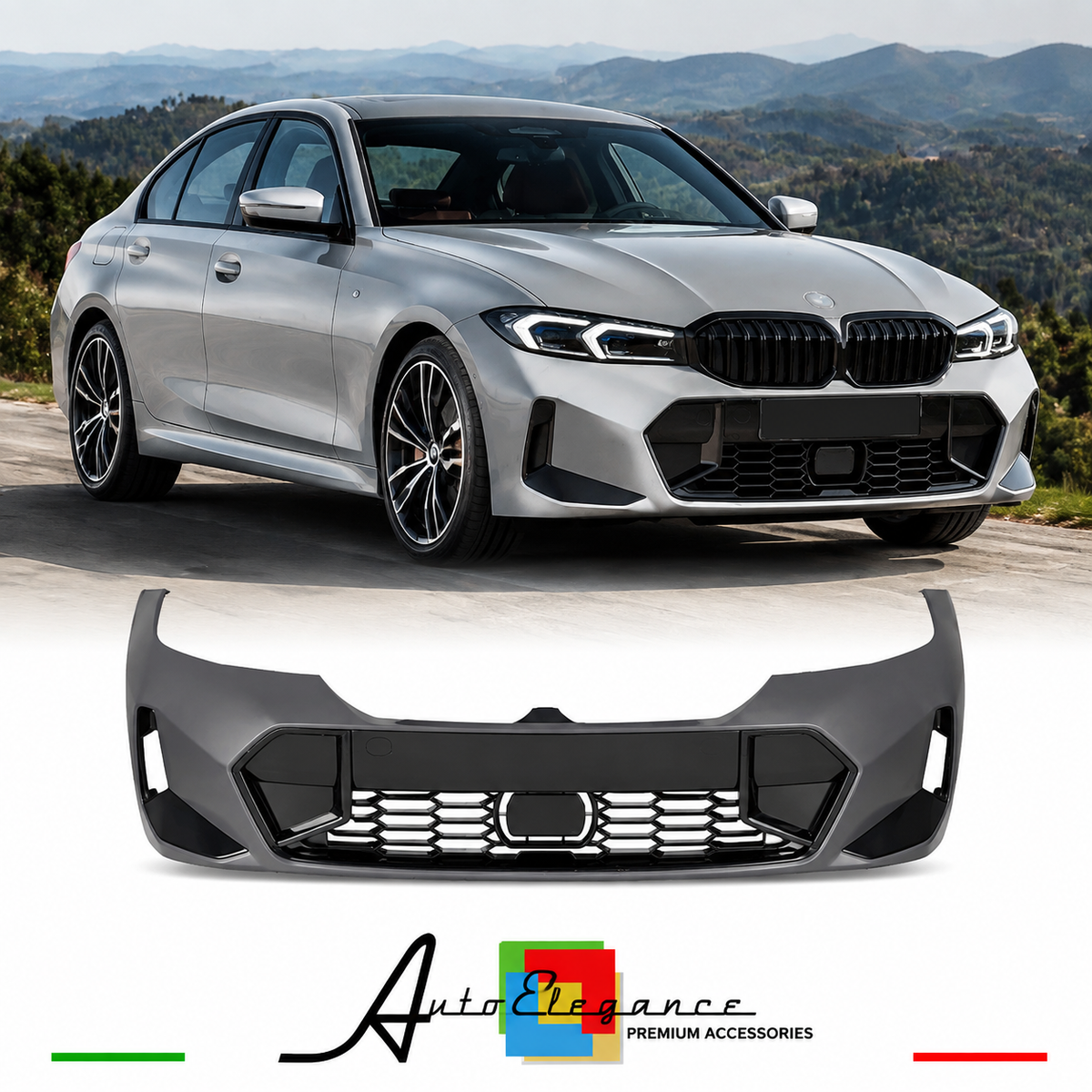 PARAURTI ANTERIORE BMW G20 23- LOOK M ACC
