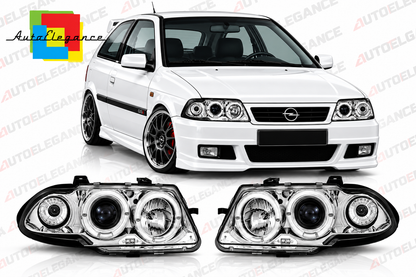 ART.11033 FARI ANTERIORI ADATTO PER OPEL ASTRA F 09.94-08.97 LED