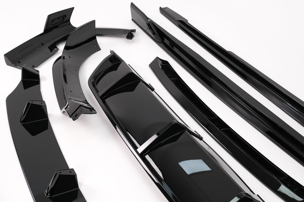 Bodykit Aero Body Kit suitable for BMW X6 G06 (10.2019-03.2023) M-Tech Black Knight Design Piano Black 
