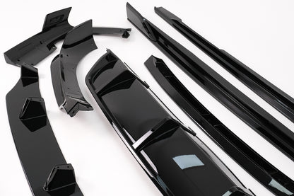 Bodykit Aero Body Kit suitable for BMW X6 G06 (10.2019-03.2023) M-Tech Black Knight Design Piano Black 