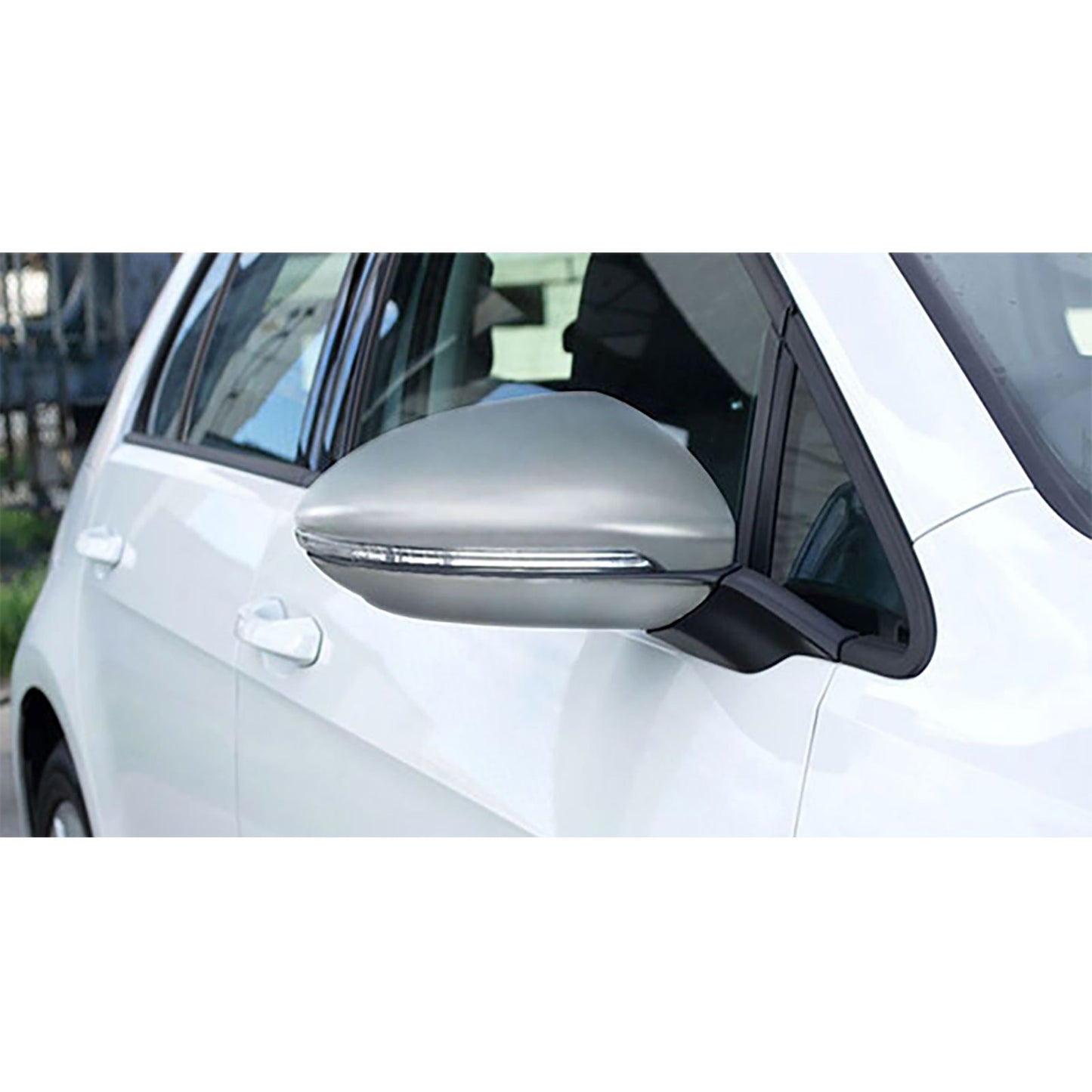 💫ART.7937 4 pezzi Copri Specchietti (Argento Opaco) per VW Golf VII 12-21💫