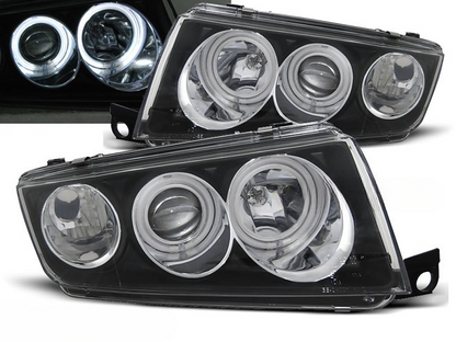 💫ART.6205 FARI OCCHI D'ANGELO NERI per SKODA FABIA I 1999-2008💫