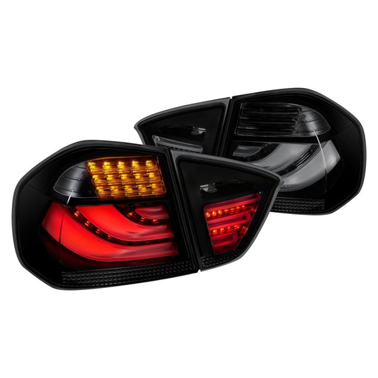Fanali posteriori a LED fumé neri per BMW E90 03.05-08.08