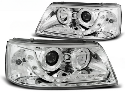 DAYLIGHT CHROME HEADLIGHTS SUITABLE FOR VW T5 04.03-08.09 